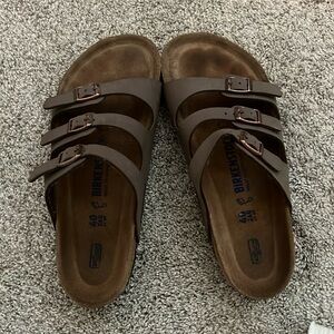 Women’s Birkenstocks size 40 three strap brand worn once or twice